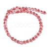 Handmade Millefiori Lampwork Beads Strands LAMP-G166-15K-1