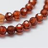 Natural Garnet Bead Strands G-G663-03-3mm-3