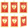 8Pcs 304 Stainless Steel Pendants STAS-BBC0008-93-7