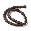 Fish Dyed Natural Lava Rock Beads Strands G-O126-01A-02-2