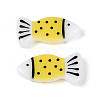 Printed Opaque Resin Beads RESI-N043-22F-3