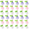 36Pcs 3 Colors Acrylic Charms KY-SC0002-45-1