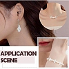 200Pcs 2 Styles ABS Imitation Pearl Beads OACR-YW0004-44-6