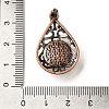 Natural Dyed Lapis Lazuli Pendants G-H065-02R-16-3