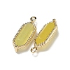 Natural Korean Jade Faceted Double Terminal Pointed Pendants G-G181-05G-03-2