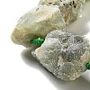 Raw Rough Natural Prehnite Beads Strands G-J388-A06-01-4