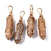 Natural Picture Jasper Big Pendants G-T122-70D-1