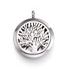 316 Surgical Stainless Steel Diffuser Locket Pendants STAS-H342-89P-1
