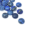Dyed Natural Lapis Lazuli Gemstone Dome/Half Round Cabochons G-J330-06-16mm-1