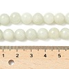 Natural Xiuyan Jade Beads Strands G-Z085-A01-8mm-5