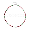 MIYUKI Round Rocailles Beaded  Necklaces X1-NJEW-TA00160-4