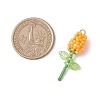 Glass Seed Beaded Rose Pendants PALLOY-MZ00959-3