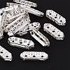 Brass with Grade A Rhinestone Bridge Spacers RB-H236-S-2