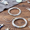 2 Rolls 2 Styles Round Aluminum Wire AW-LP0001-06E-03-1