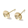 Brass Studs Earrings Finding KK-K383-01E-G-1