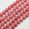 Natural Malaysia Jade Bead Strands G-M103-8mm-02-1