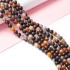 Natural Brecciated Jasper Beads Strands G-M381-01C-4