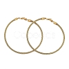 Ion Plating(IP) 304 Stainless Steel Ring Hoop Earrings for Women EJEW-M023-08A-2