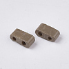 2-Hole Baking Paint Glass Seed Beads SEED-S023-17B-28-2