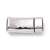 Tibetan Style 304 Stainless Steel Magnetic Clasps with Glue-in Ends STAS-G276-28AS-2