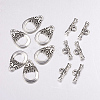Tibetan Style Toggle Clasps AC2014-3