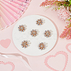 6Pcs Acrylic Rhinestone Buttons DIY-FG0004-60C-5