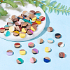 Opaque Resin & Wood Cabochons RESI-PH0001-13-9