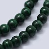 Natural Malachite Beads Strands G-F571-27AB2-8mm-3