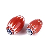 Handmade Millefiori Glass Barrel Beads LA-N002-04B-2