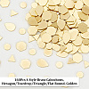 160Pcs 4 Style Brass Cabochons KK-OC0001-39-4