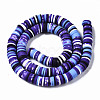 Handmade Polymer Clay Beads Strands CLAY-N008-010-H48-A-3