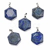 Natural Lapis Lazuli Pendants G-C241-02B-1