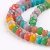 Faceted Glass Beads Strands X-GLAA-G074-B03-3