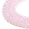 Baking Paint Transparent Glass Beads Strands DGLA-A034-J2mm-B04-4