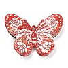 Printed Opaque Acrylic Beads MACR-R004-02E-1
