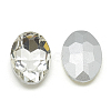Pointed Back Glass Rhinestone Cabochons RGLA-T080-13x18mm-01-2