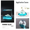 Cloud Paper Crane Ocean Fill Mud X-DIY-E032-04-2
