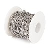 Tarnish Resistant 304 Stainless Steel Paperclip Chains CHS-F010-01D-P-4