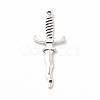 Tibetan Style Alloy Connector Charms PALLOY-M207-05AS-1