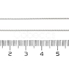Non-Tarnish 304 Stainless Steel Serpentine Chain Necklace for Men Women NJEW-G076-01A-P-5