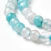 Natural Gemstone Hemimorphite Round Beads Strands G-L145-4mm-01-2