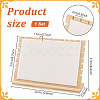 Detachable Bamboo Slant Back Necklace Display Stands NDIS-WH0001-17-2
