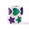 8 Patterns PVC Self Adhesive Glitter Stickers DIY-A042-14A-4