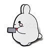 Rabbit Enamel Pins JEWB-L026-09EB-02-1