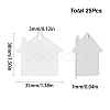 25Pcs Pet Aluminium Pendants ALUM-SC0001-07-2