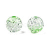 Transparent Crackle Acrylic Beads CACR-N002-25B-4