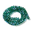 Transparent Electroplate Glass Beads Strands X-GLAA-Q099-C01-09-1-2