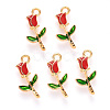 Alloy Enamel Pendants X-ENAM-S121-048-2