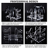 Assembled Acrylic Game Pad Controller Display Stands ODIS-WH0001-27-5