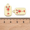 Printed Alloy Pendants PALLOY-P319-07J-08-3